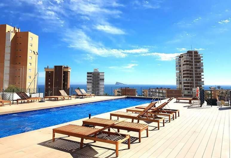 Appartamento Sunset Drive 90210 Benidorm Esterno foto